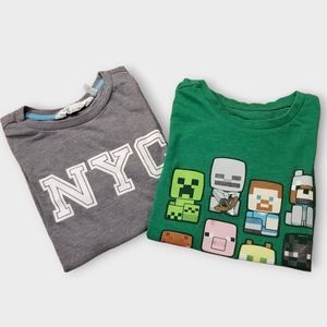 2 Size 4-6T T-shirts, 1 Longsleeve, 1 Shortsleeve